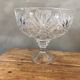 Crystal cup, handmade, chiseled.
