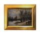 Oil painting on canvas, French school late 19th century.