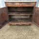 Antique Louis XV style solid oak sideboard with 2 drawers and 2 doors
