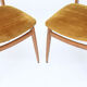 Suite de 6 chaises vintage des années 1960