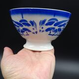 Bowl with earthenware parrots from Badonviller - circa 1940