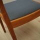 Set of six teak chairs, Danish design, 1970s, designer: Poul M. Volther