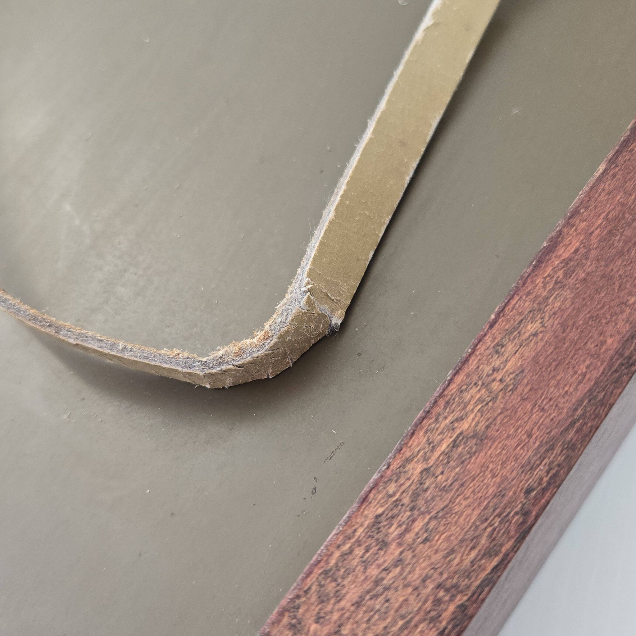 Vintage rosewood mirror 1960