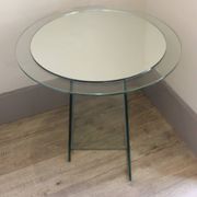 Glass gueridon, 1970