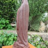 Cast iron statue of the Virgin Mary