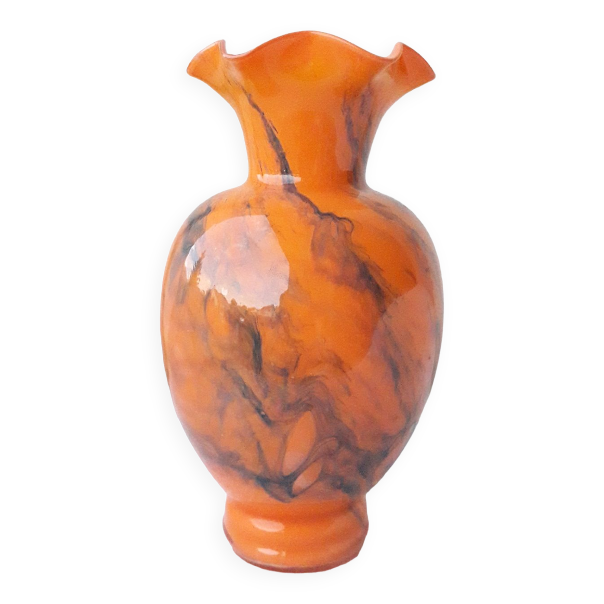 Orange vase