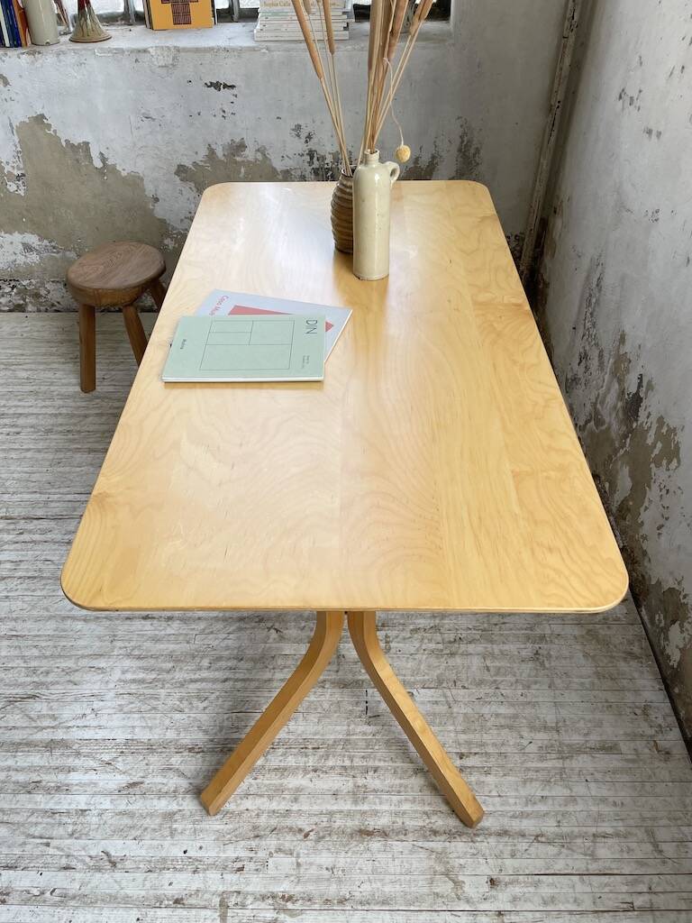 Alback bentwood beech table Ikea vintage