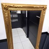 Gilded carved wooden mirror