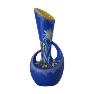 Vintage free-form vase fourmaintraux desvres