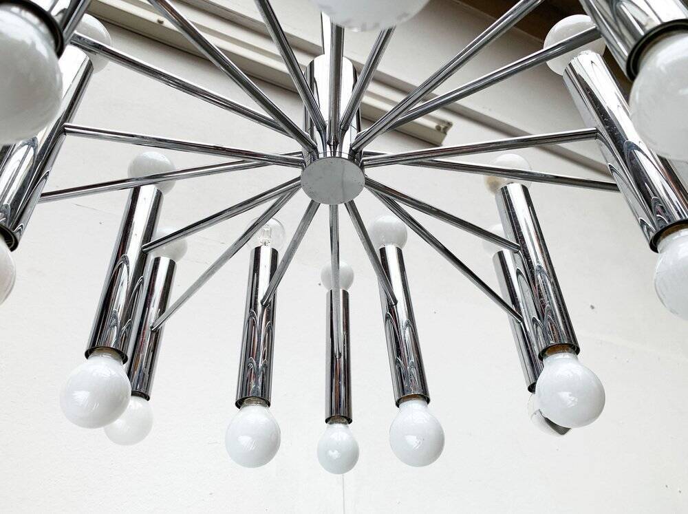 German lustre from the mid-century space age by Doria Leuchten, 1960s.