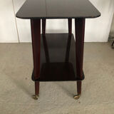 Service on wheels in Vintage varnished wood