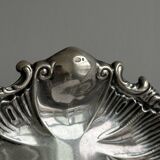 round plate shell decoration silver-plated