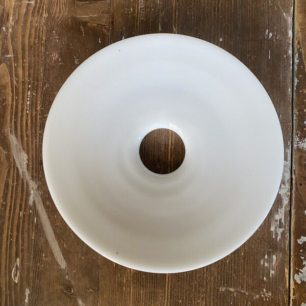 White opaline lampshade