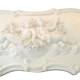 Fronton anges en staff plâtre renforcé 69x37cm