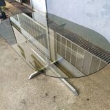 Design chrome oval table