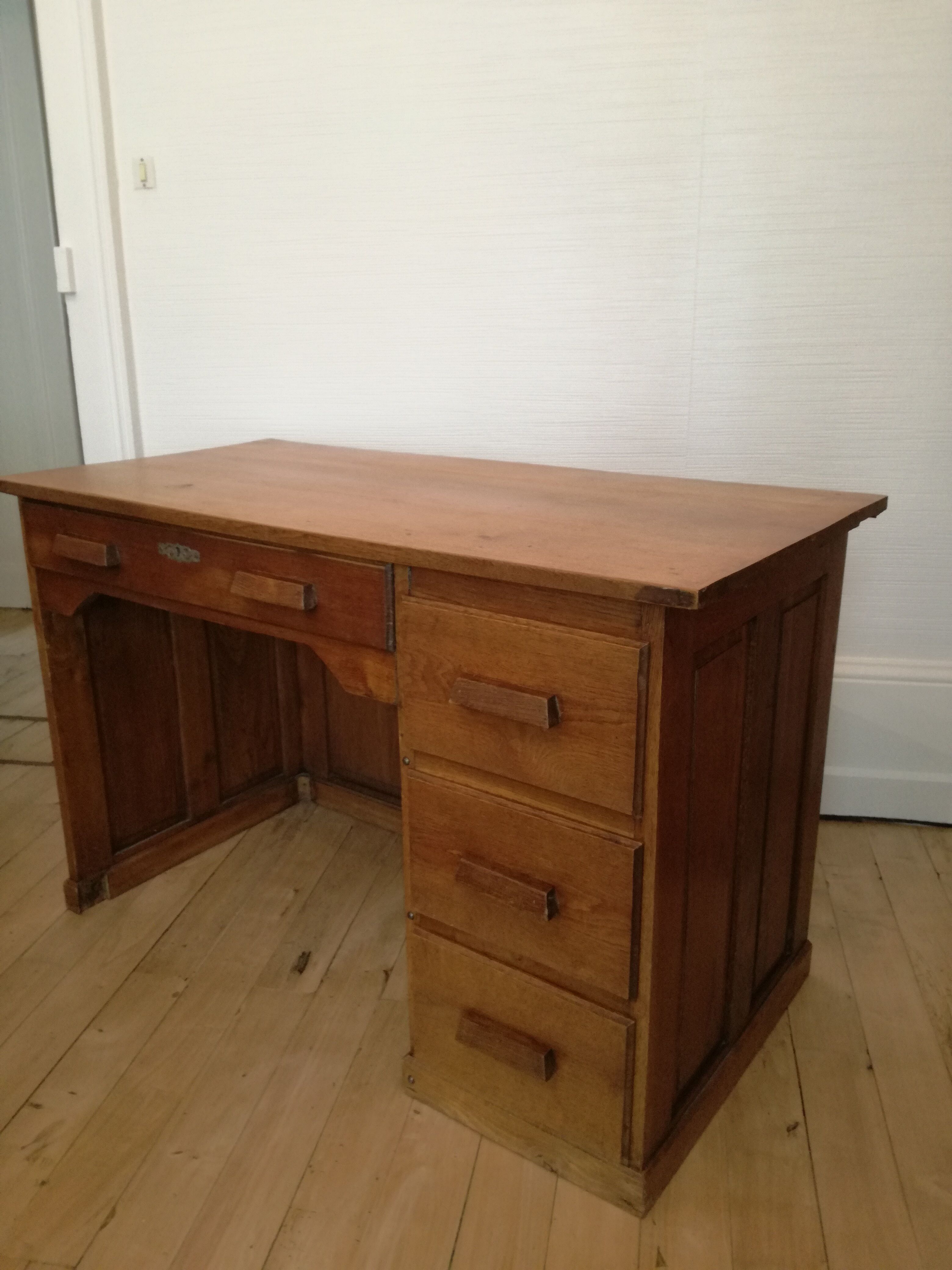 Vintage schoolmaster's desk 40s /50s