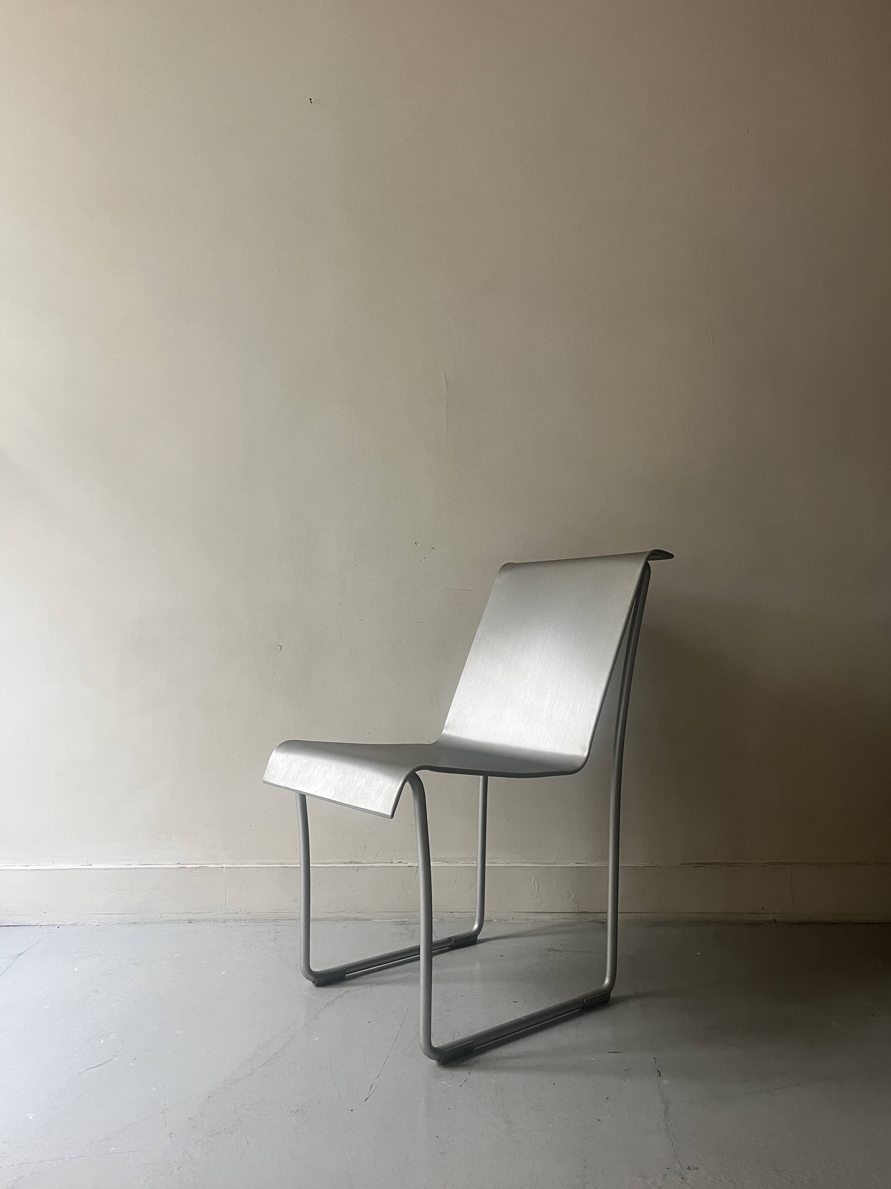 SUPERLIGHT chrome metal chair by Frank Gerhy, Edition Emeco USA