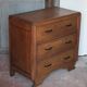 Commode bois 3 tiroirs, meuble de rangement, meuble ancien, art déco