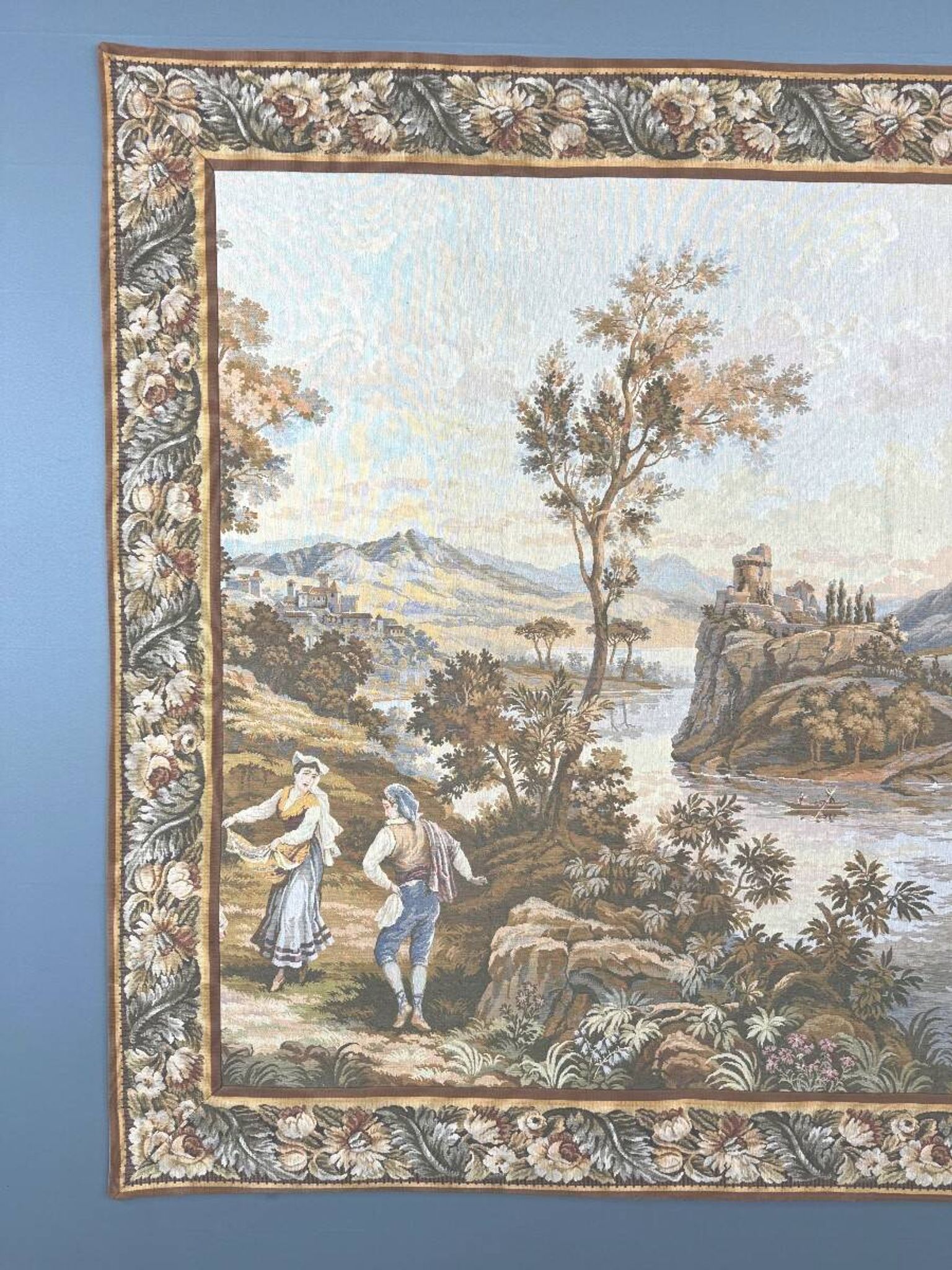 Tapisserie murale de type Gobelins, XXe Siècle