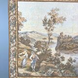 Large Gobelin-style wall tapestry, 20th century