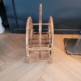 Vintage bamboo magazine rack