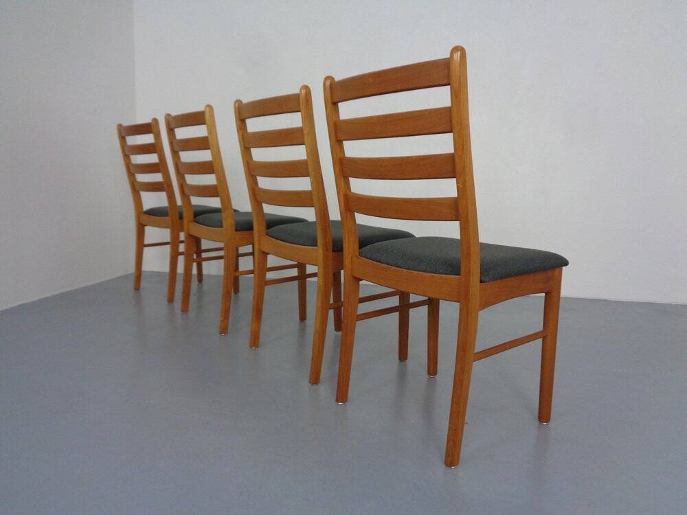 Danish Teak Dining Chairs by Korup Stolefabrik, 1970s, Set of 4