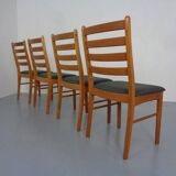 Danish Teak Dining Chairs by Korup Stolefabrik, 1970s, Set of 4