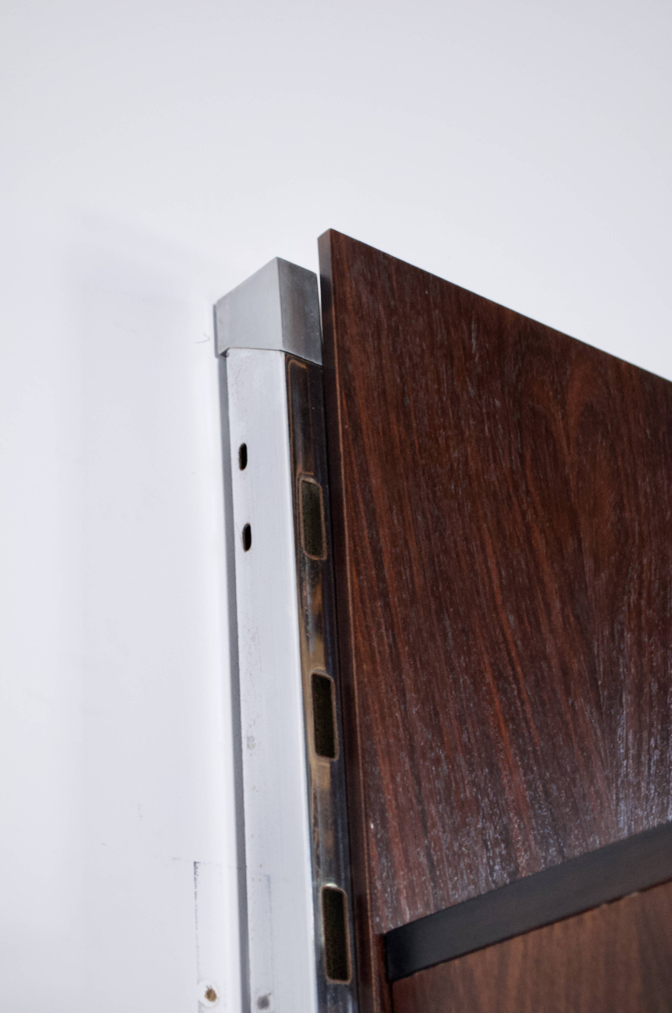 MODULAR SHELF ROSEWOOD ICO PARISI 1960s MIM ROMA PUBLISHER