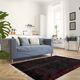 Modern Moroccan carpet black