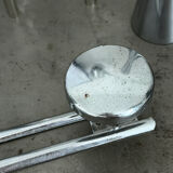 Vintage chrome wall coat rack