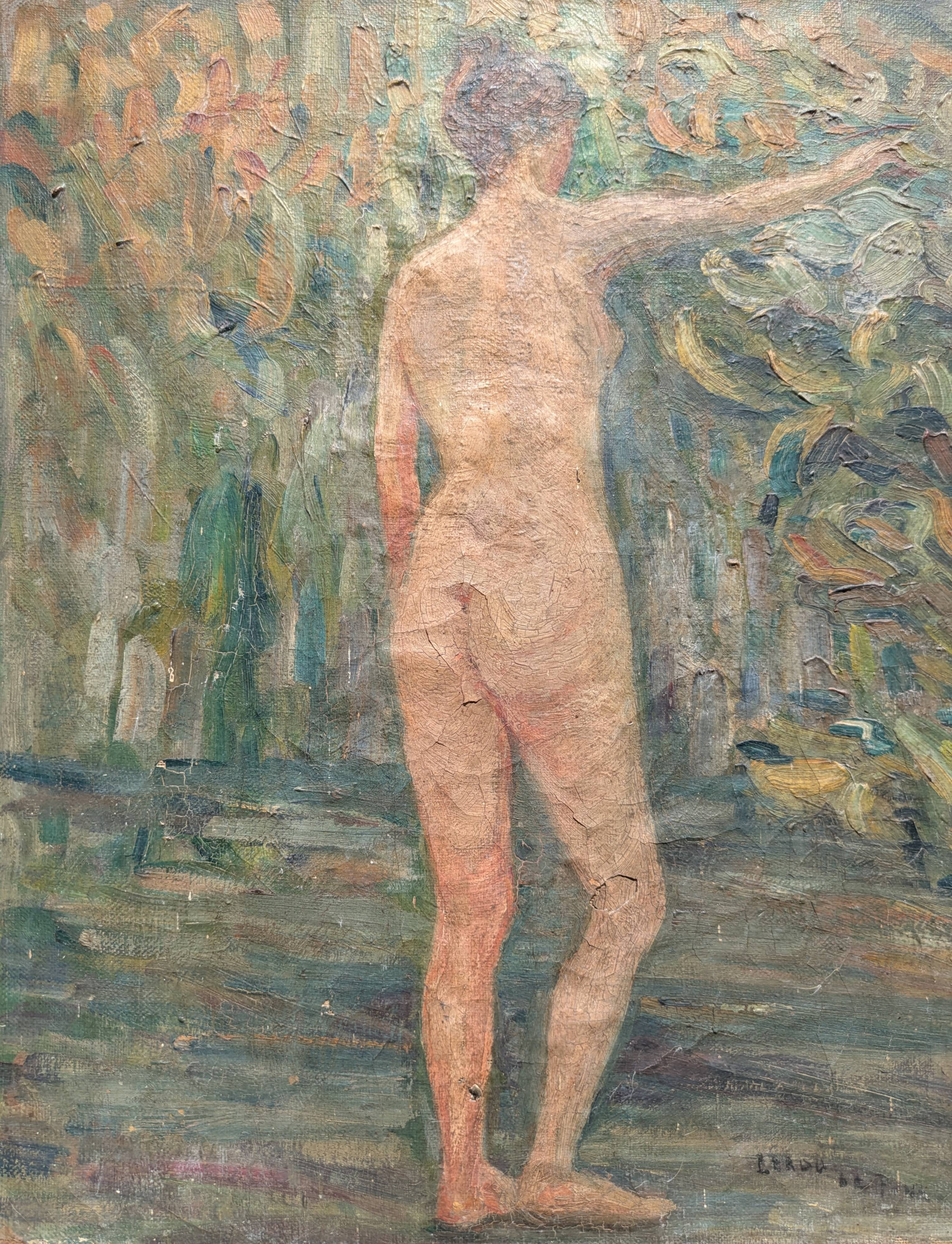 New Neo-Impressionist, Oil on canvas, circa 1920