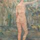 New Neo-Impressionist, Oil on canvas, circa 1920