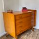 Vintage compass feet commode