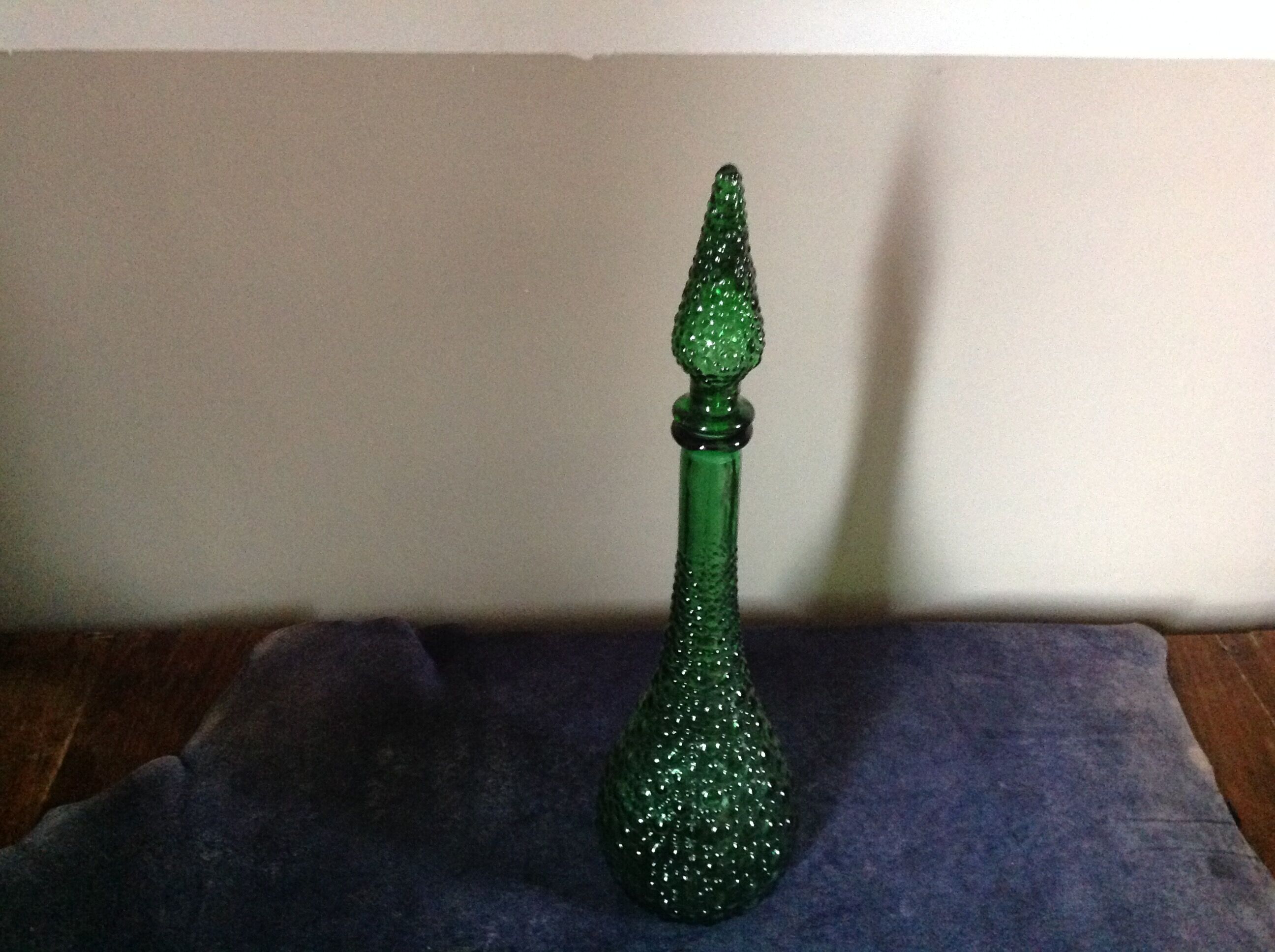 Green empoli bottle