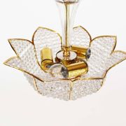 Medium sized crystal glass ‘Tole’ chandelier light by Palwa, Germany 1970’s