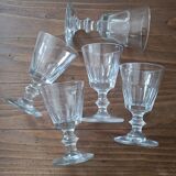 Set of crystal shot glasses