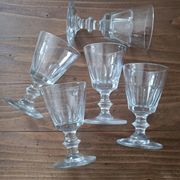 Lot de verres à liqueur en cristal