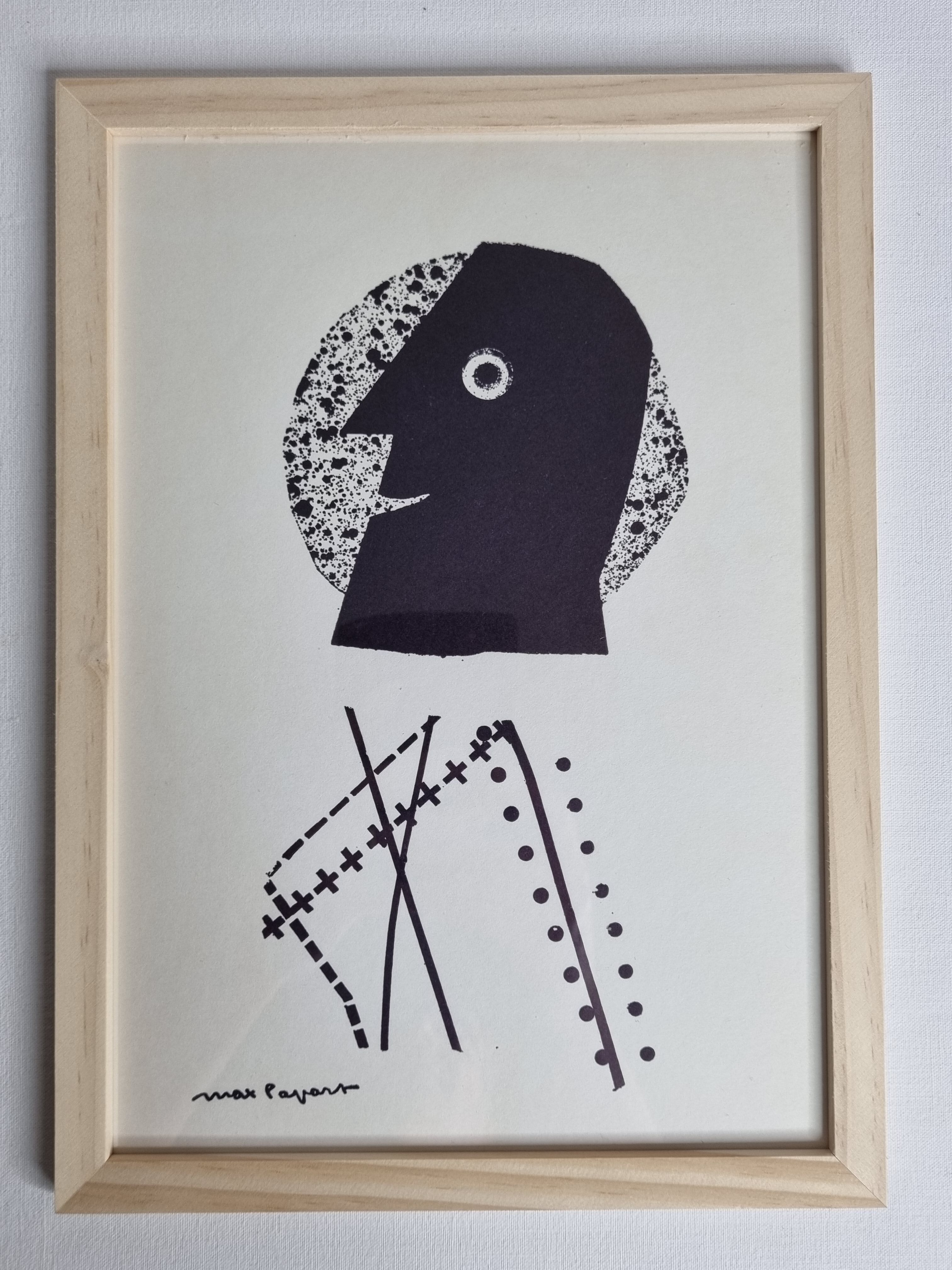 Print after Max Papart, untitled, 1973