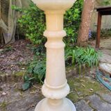 Alabaster pedestal column, 19th century