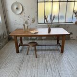 Table de ferme en chêne 2m