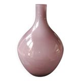 Vase Soliflore Boule design..A dégradés de tons roses. Dim 24 x 15 cm