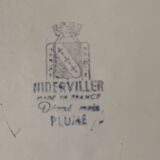 Niderviller 1960 Plume free-form semi-hollow dish