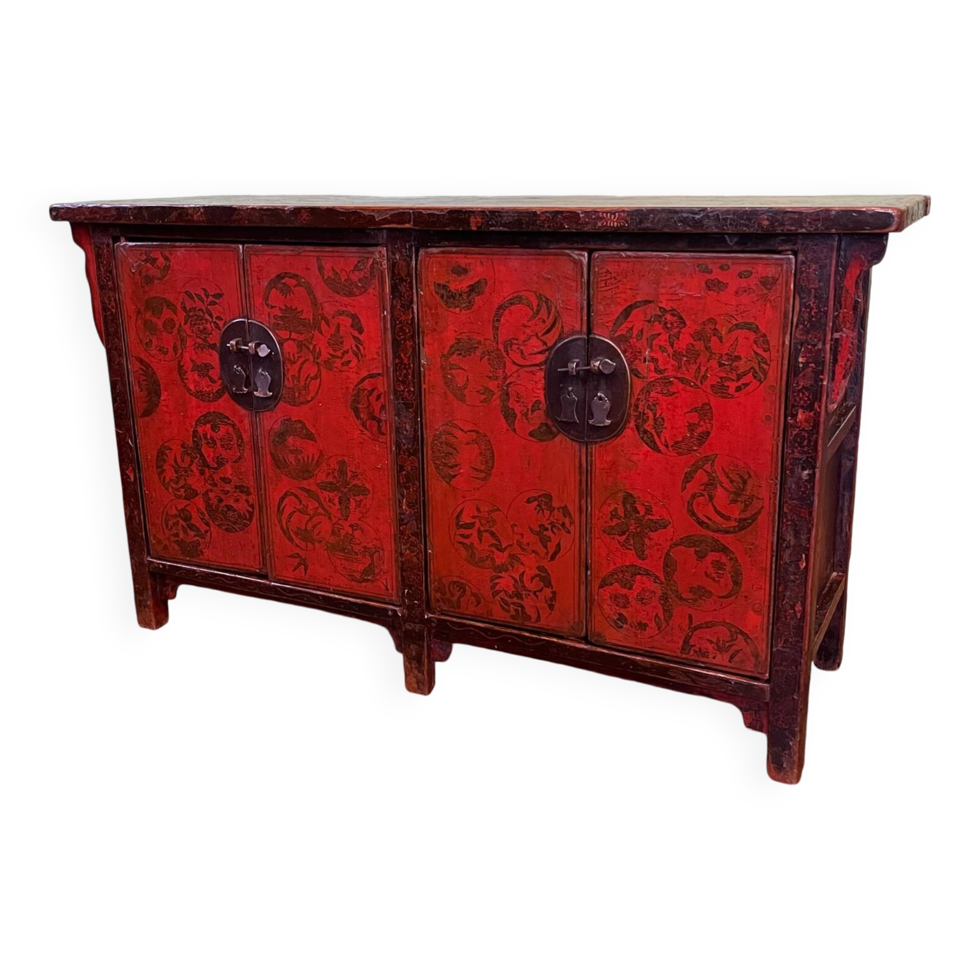 Antique Chinese low sideboard