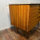 Mid century retro vintage teak sideboard washstand by Beautility 1960