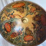 Vintage bar world map Italy 1970