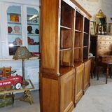 Large bibliothic 3 low-door walnut