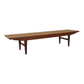 Meuble bas en teck, design danois, années 1970, fabriqué au Danemark