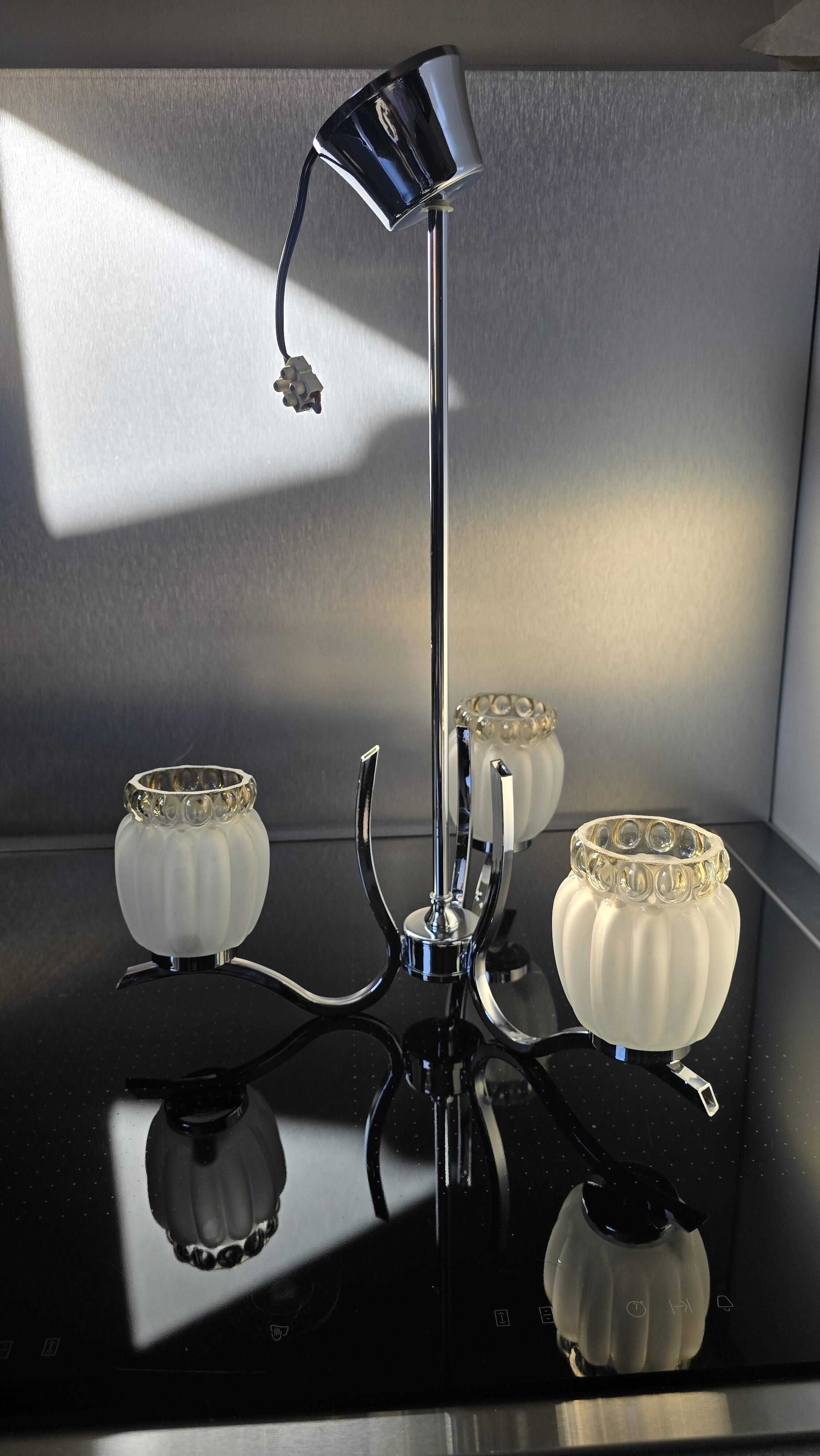 Vintage Space Age Lustre 3 branches - Delmas Montauban (1970s)