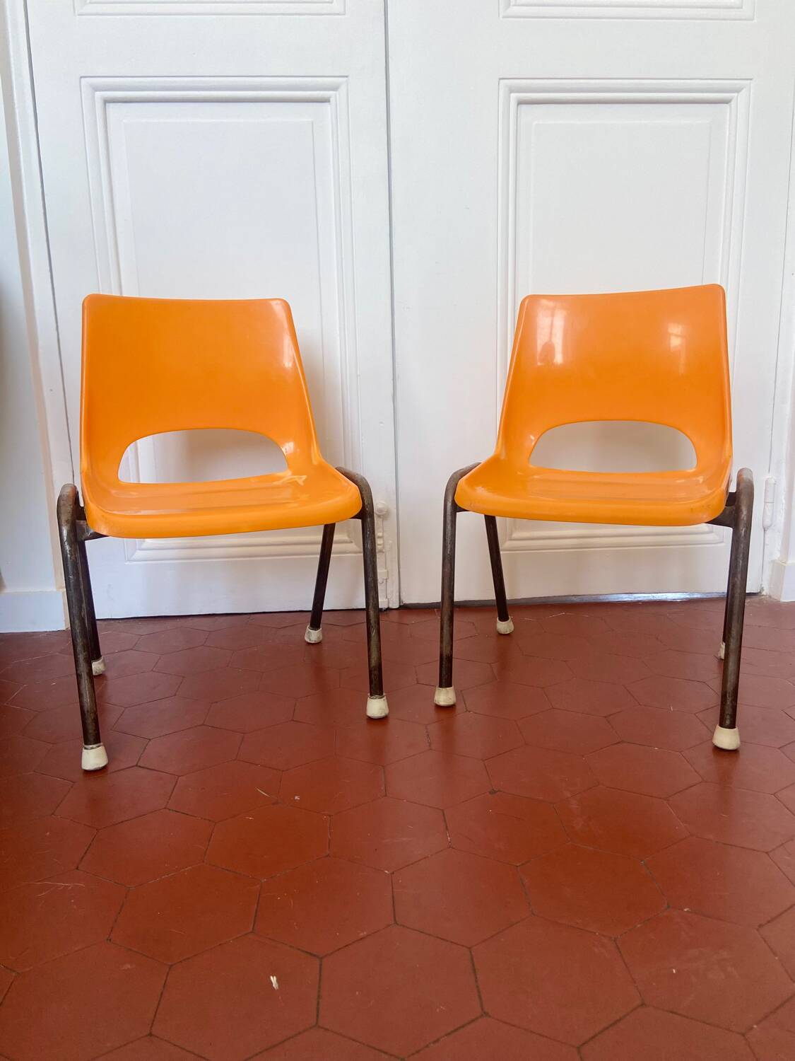 Paire de chaises pour enfant vintage