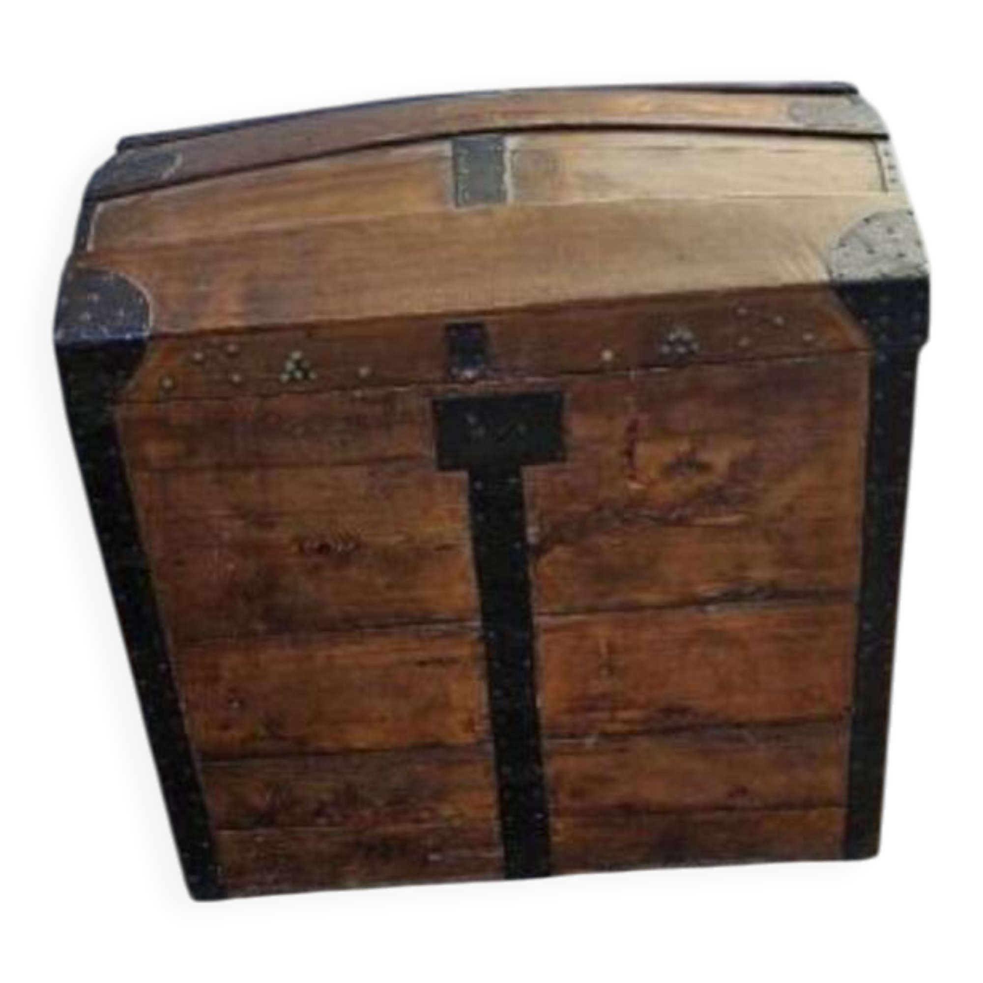 Vintage wooden trunk